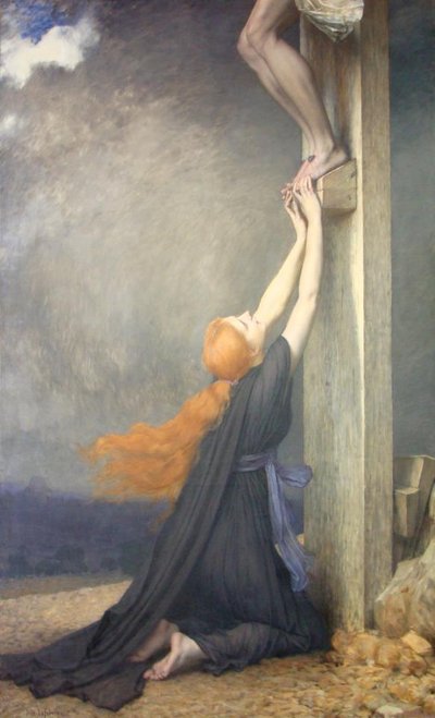 The Sorrows of Mary Magdalene by Jules Joseph Lefebvre